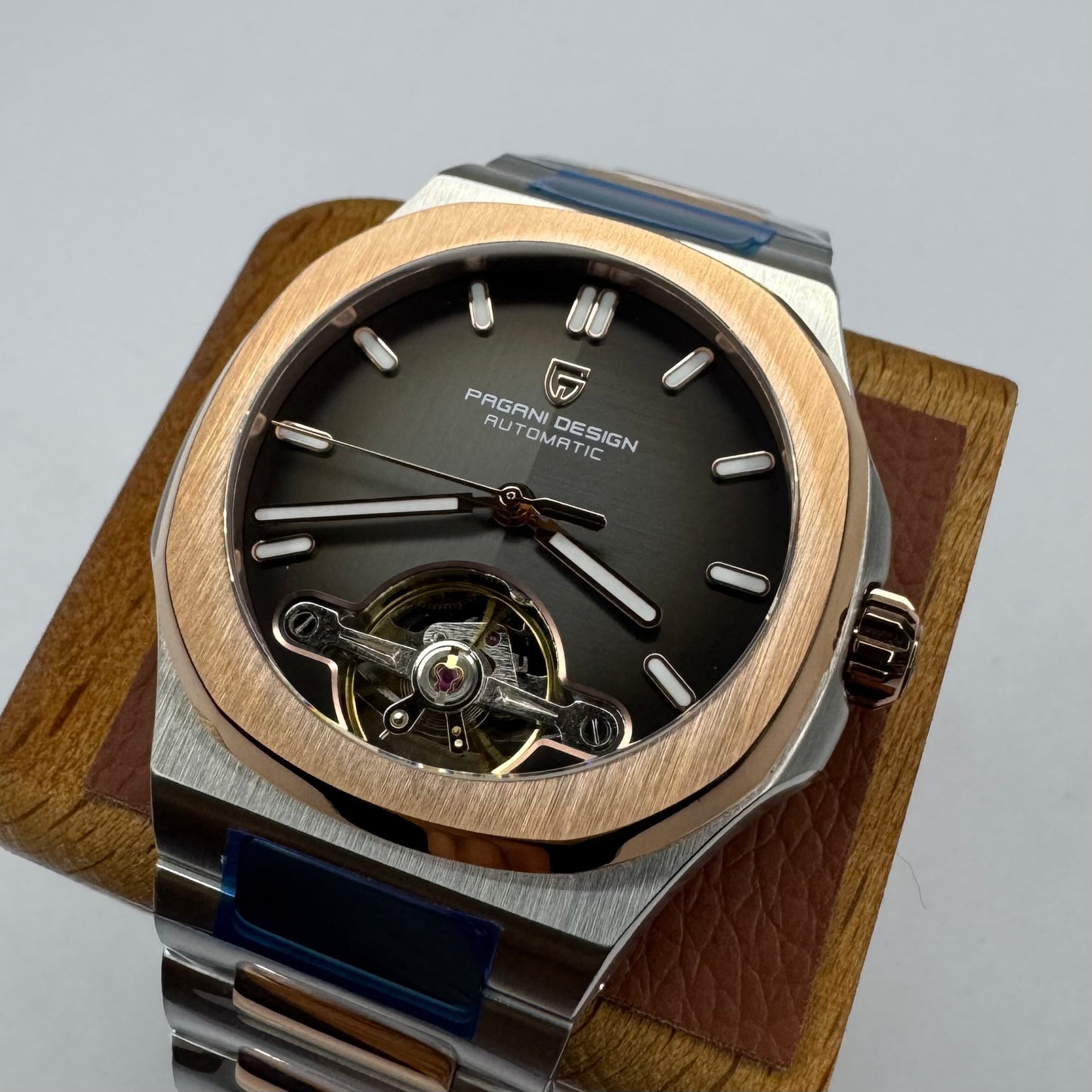 Reloj Automático PAGANI DESIGN Open Heart Rose (PDYS025)