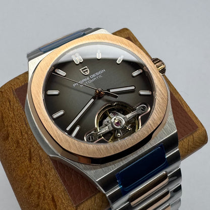 Reloj Automático PAGANI DESIGN Open Heart Rose (PDYS025)