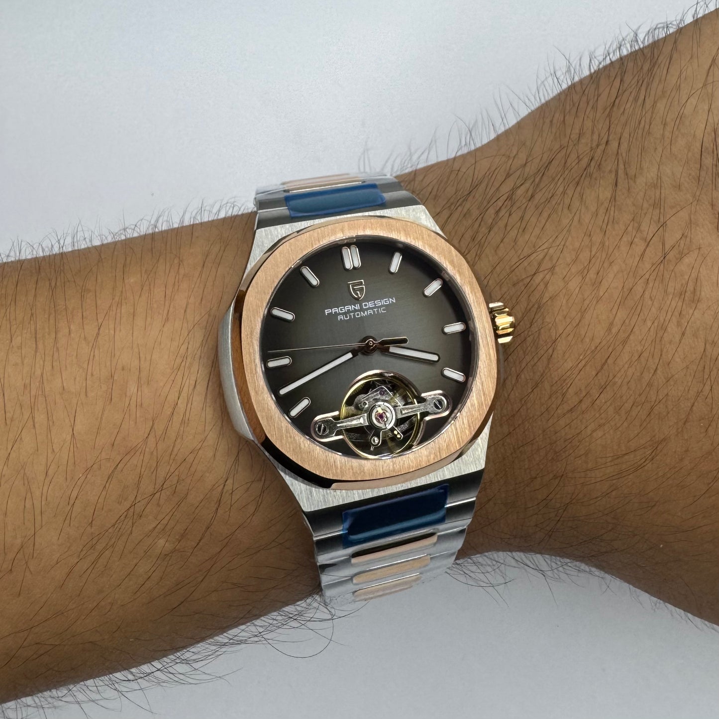 Reloj Automático PAGANI DESIGN Open Heart Rose (PDYS025)