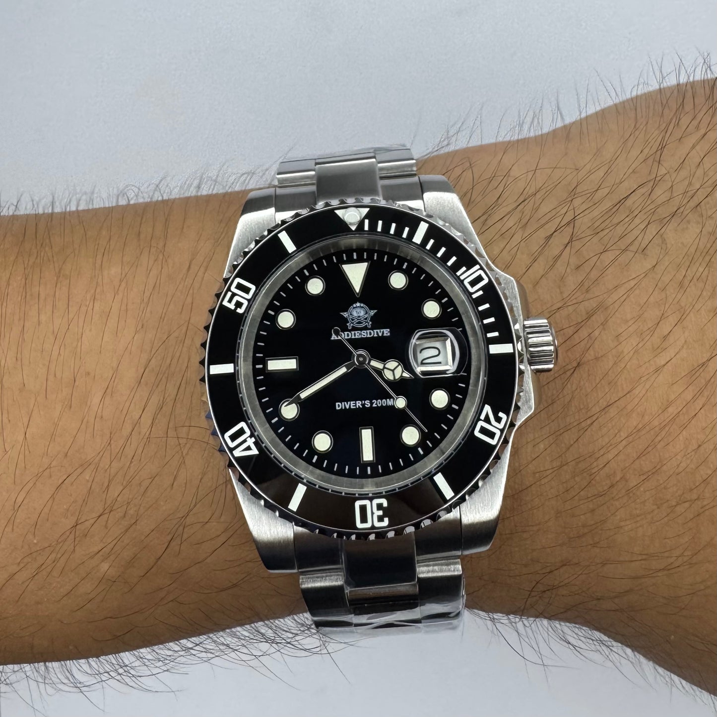 Reloj ADDIESDIVE Submariner Black 200 Metros