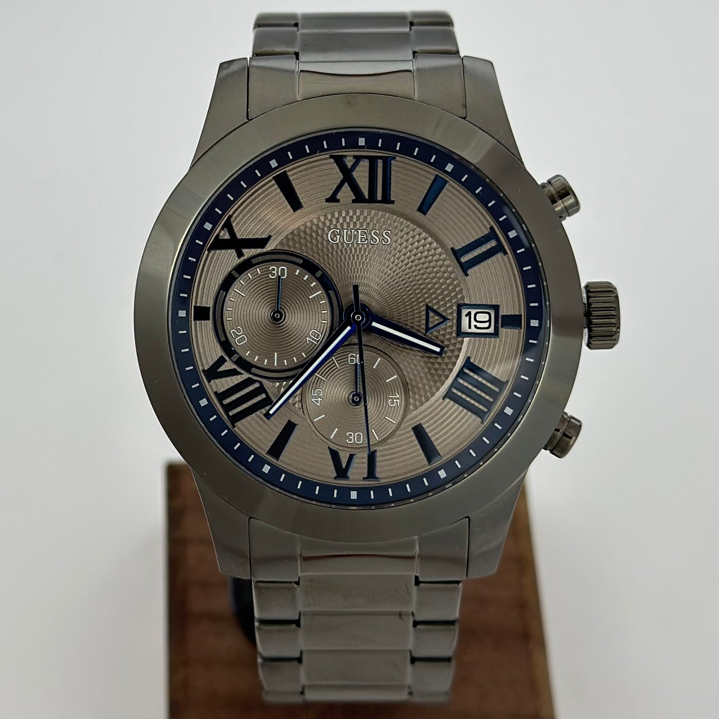 Reloj GUESS Atlas U0668G2 GunMetal Original