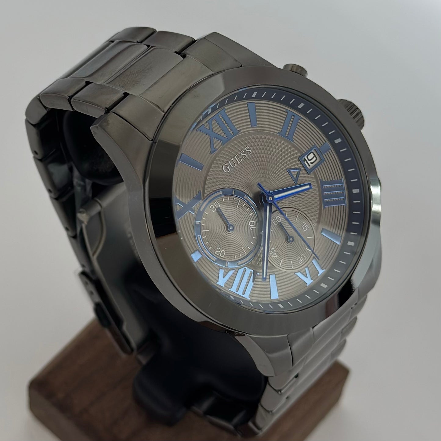 Reloj GUESS Atlas U0668G2 GunMetal Original