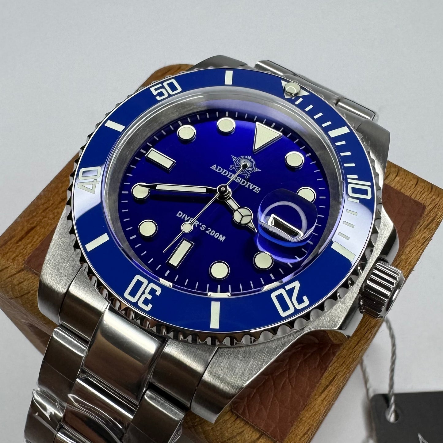 Reloj ADDIESDIVE Submariner Blue 200 Metros