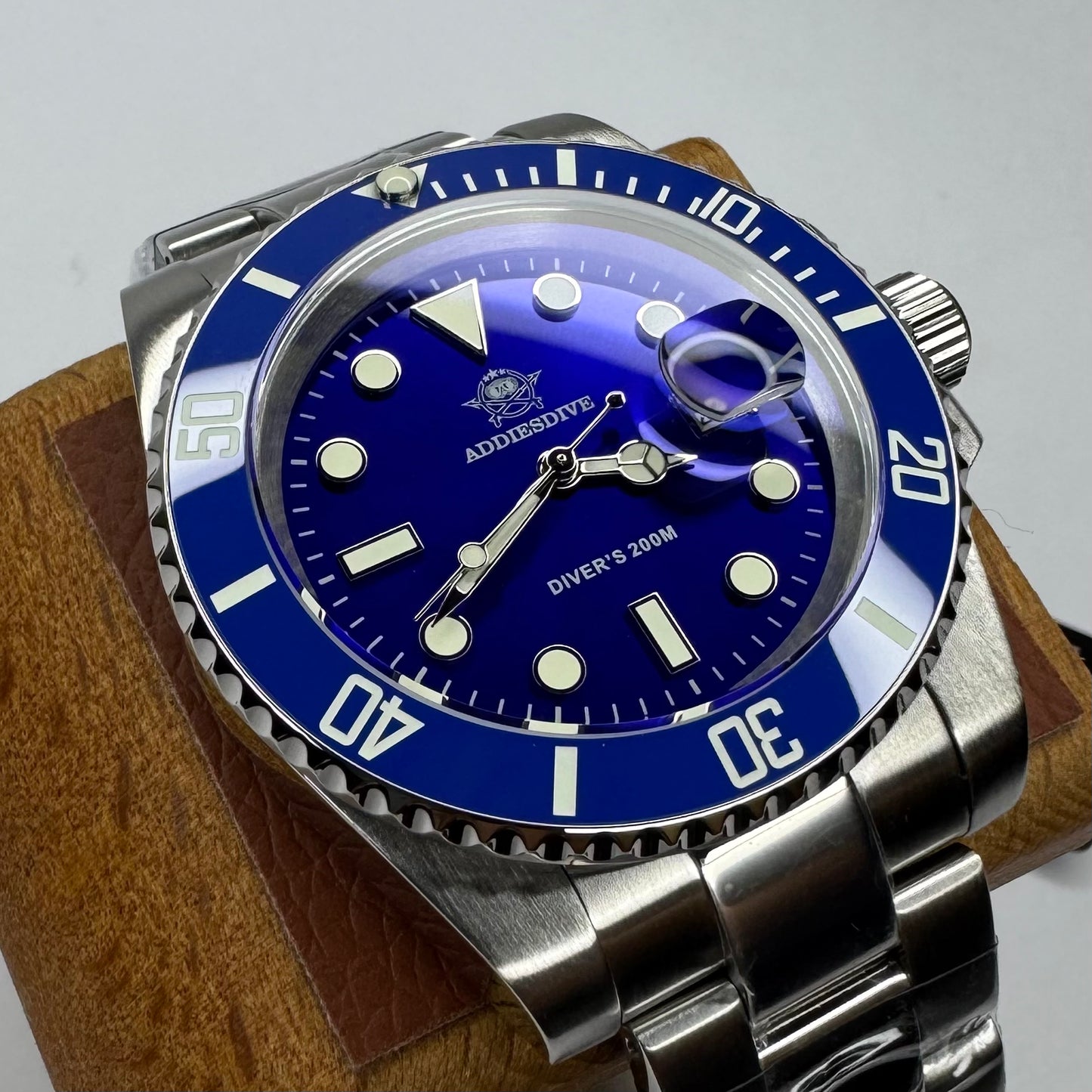Reloj ADDIESDIVE Submariner Blue 200 Metros