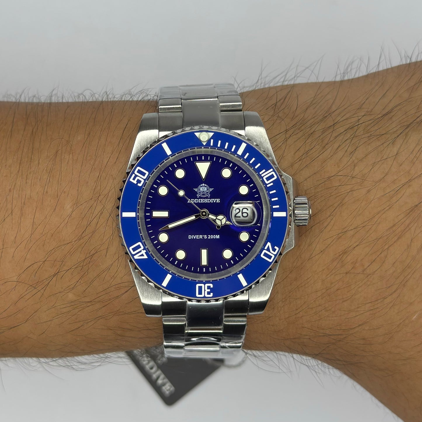 Reloj ADDIESDIVE Submariner Blue 200 Metros