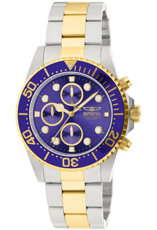 Reloj INVICTA Pro Driver Submariner GoldBlue 200 Metros 43mm (1768)
