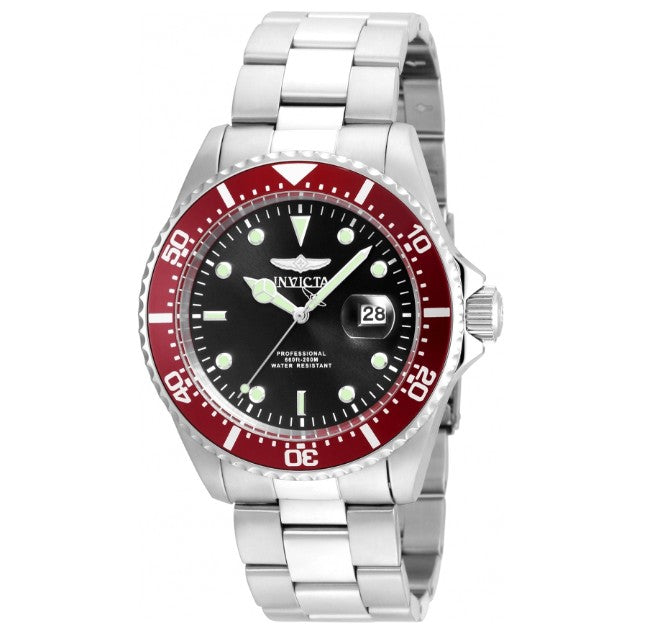 Reloj INVICTA Pro Diver Bisel Rojo 200 metros 43mm 22020