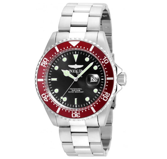 Reloj INVICTA Pro Diver Bisel Rojo 200 metros 43mm 22020
