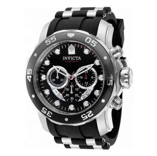 Reloj INVICTA Pro Driver SCUBA Silver Black BiTono 48mm (37230)