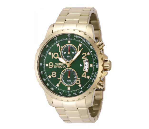 Reloj INVICTA Specialty Gold Green 45mm (48898)