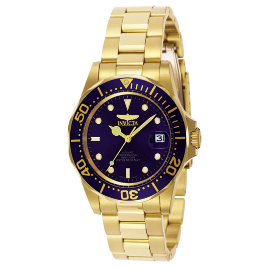 Reloj Automático INVICTA Pro Diver Gold Blue 40mm (8930)