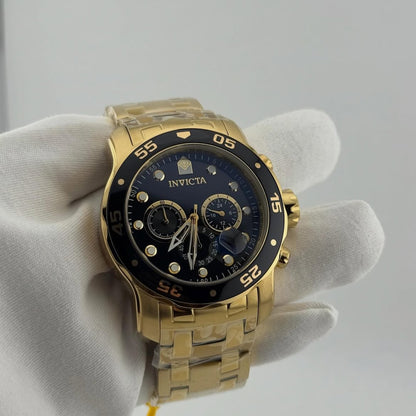 Reloj INVICTA Pro Driver SCUBA Gold Black 48mm (0072)