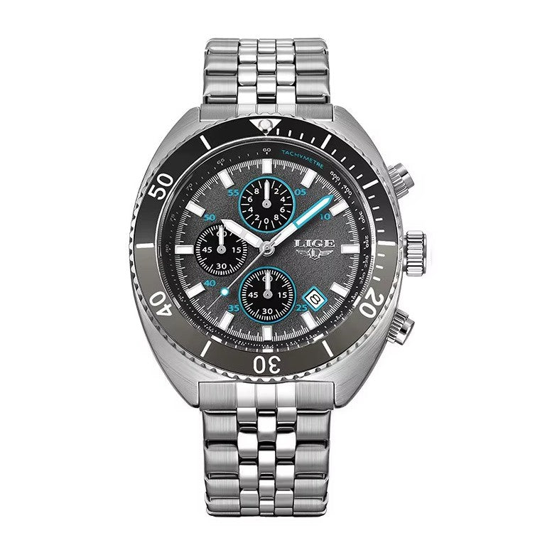 Reloj LIGE Estilo Submarino Cronógrafo