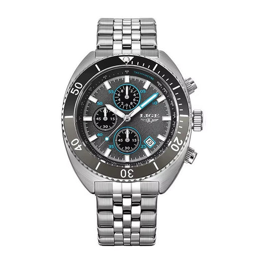 Reloj LIGE Estilo Submarino Cronógrafo