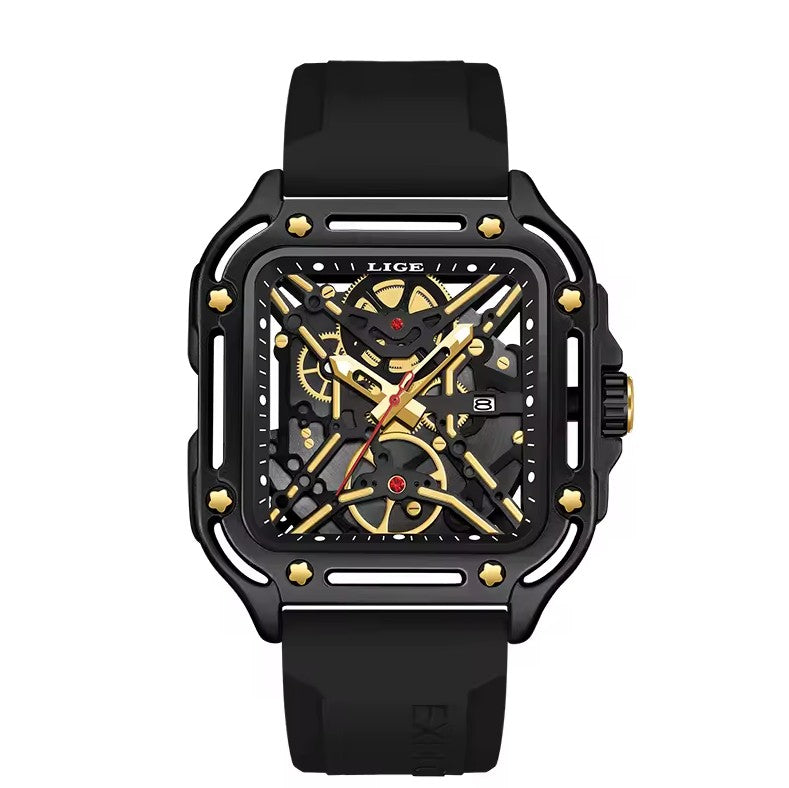 Reloj LIGE Silicona Square Design