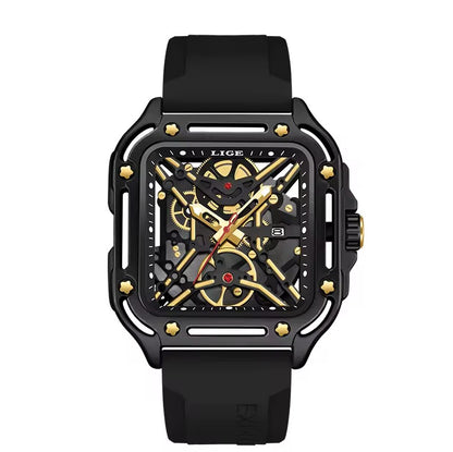 Reloj LIGE Silicona Square Design