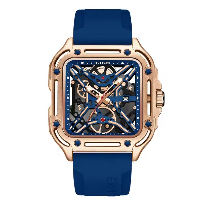 Reloj LIGE Silicona Square Design