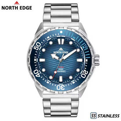 Reloj NORTH EDGE Triton Energía Solar 300 Metros