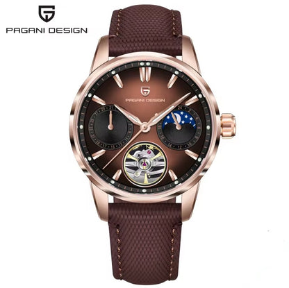Reloj Automático PAGANI DESIGN Imperial Aurora Rose Brown (PDYS021)