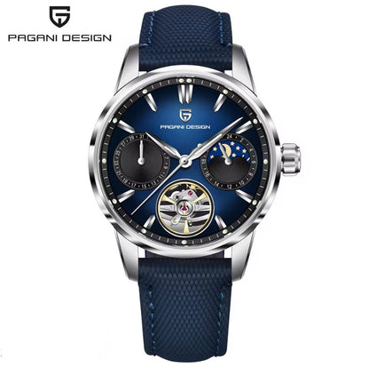 Reloj Automático PAGANI DESIGN Imperial Aurora Silver Blue (PDYS021)