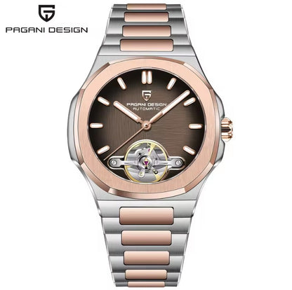 Reloj Automático PAGANI DESIGN Open Heart Rose (PDYS025)