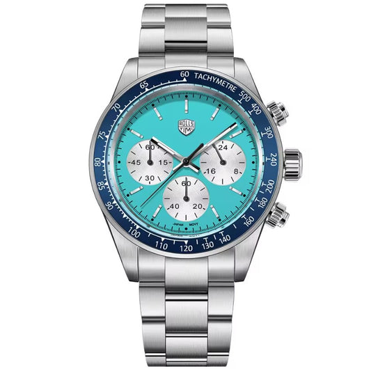 Reloj ROLLSTIMI Cronógrafo Daytona Turquesa