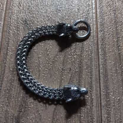 Pulsera de Lobo Acero Inoxidable 21cm