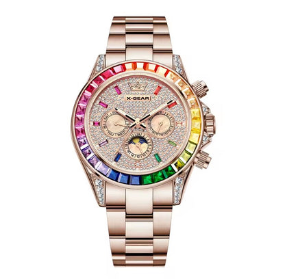 Reloj Automático X-GEAR Rainbow Business Rose