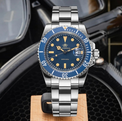 Reloj ADDIESDIVE Retro Submarino 200M Blue