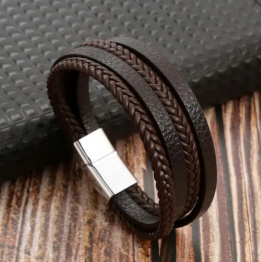 Pulsera de Cuero Casual
