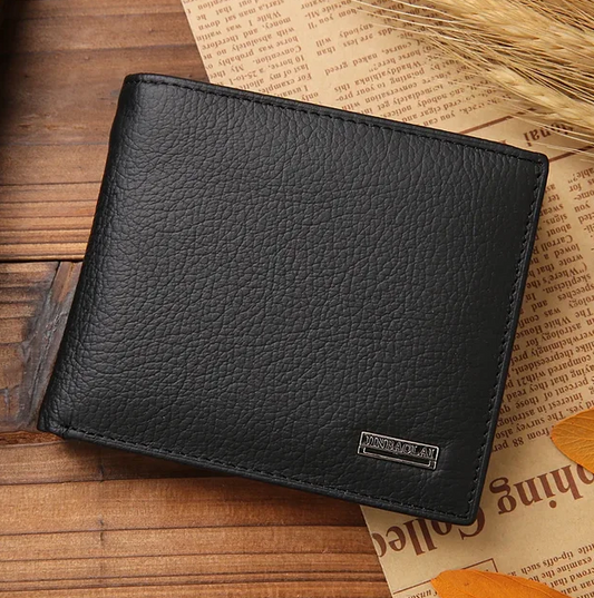 Billetera JINBAOLAI de Cuero Classic Elegant