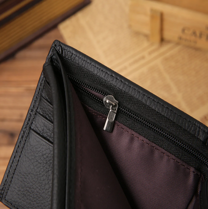 Billetera JINBAOLAI de Cuero Classic Elegant