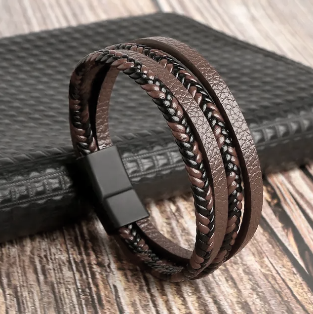 Pulsera de Cuero Casual