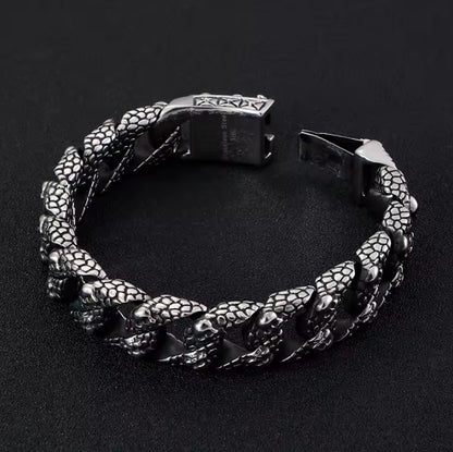 Pulsera Fongten Calavera Gotica 20.5cm