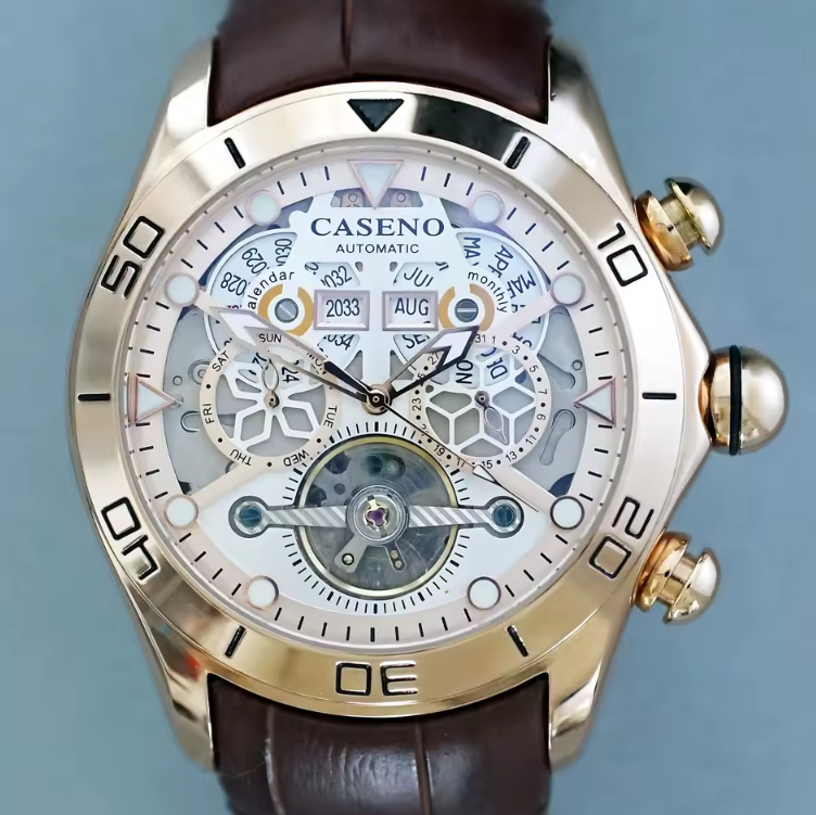 Reloj CASENO Automatico Tourbillon Original
