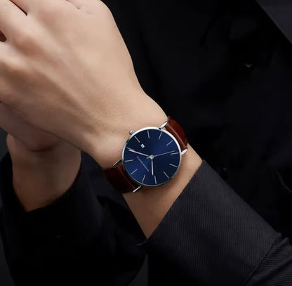 Reloj HANNAH MARTIN Classic Blue Leather