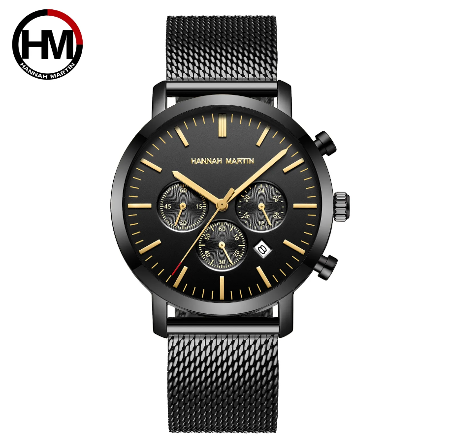 Reloj HANNAH MARTIN Dark Gold Elegance Original