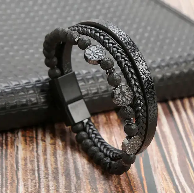 Pulsera de Cuero Casual