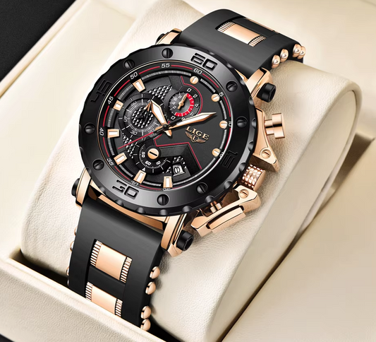 Reloj LIGE Deportivo Con Cronógrafo Quartz