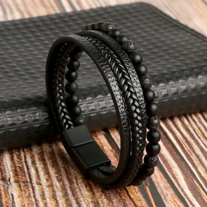 Pulsera de Cuero Casual