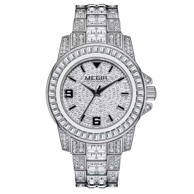 Reloj MEGIR Diseño Diamantes de Lujo