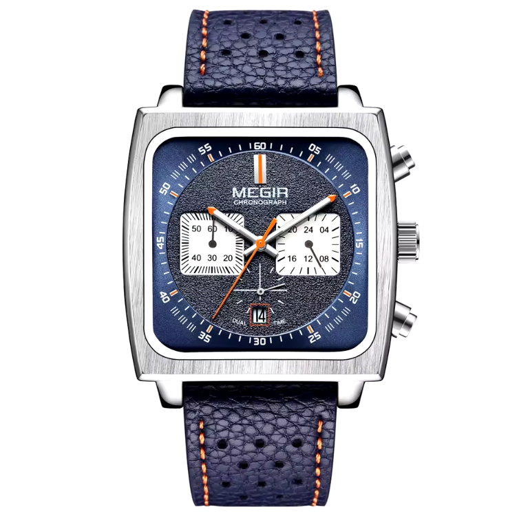 Reloj MEGIR Square Leather