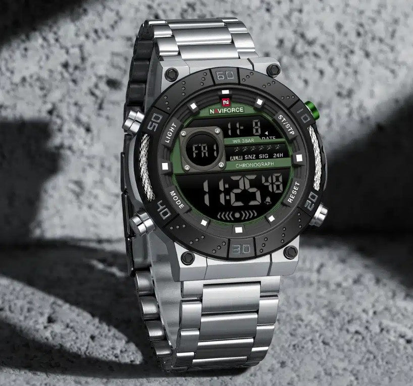 Reloj NAVIFORCE Alpha Steel Green