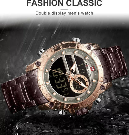 Reloj NAVIFORCE Brown Militar Original