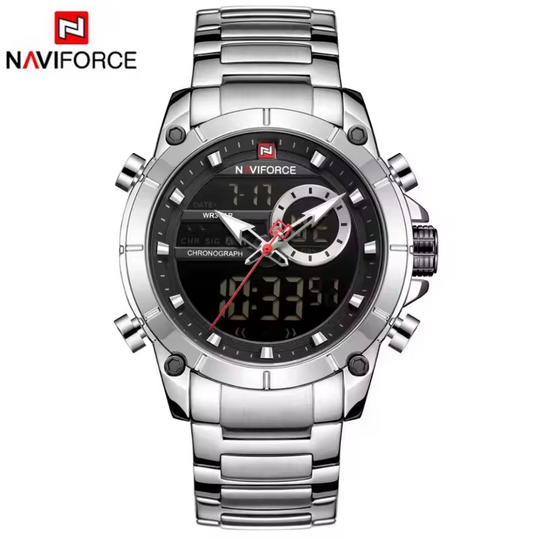 Reloj NAVIFORCE Silver Militar Original