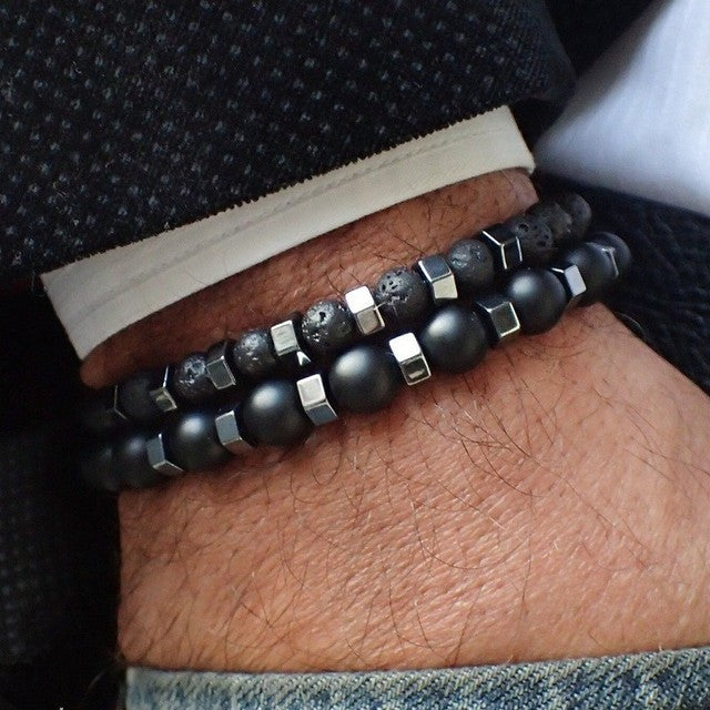 Pulsera Pack De Piedras Naturales