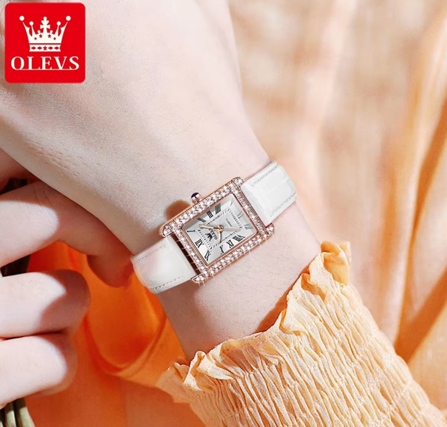 Reloj OLEVS Cuero Elegante
