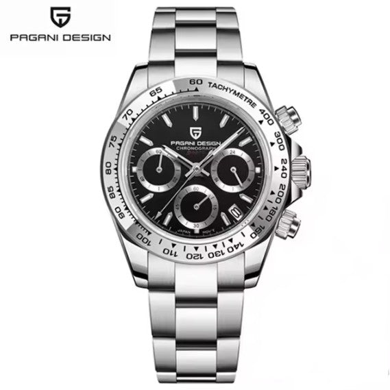 Reloj PAGANI DESIGN Daytona Panda Silver (PD1727)