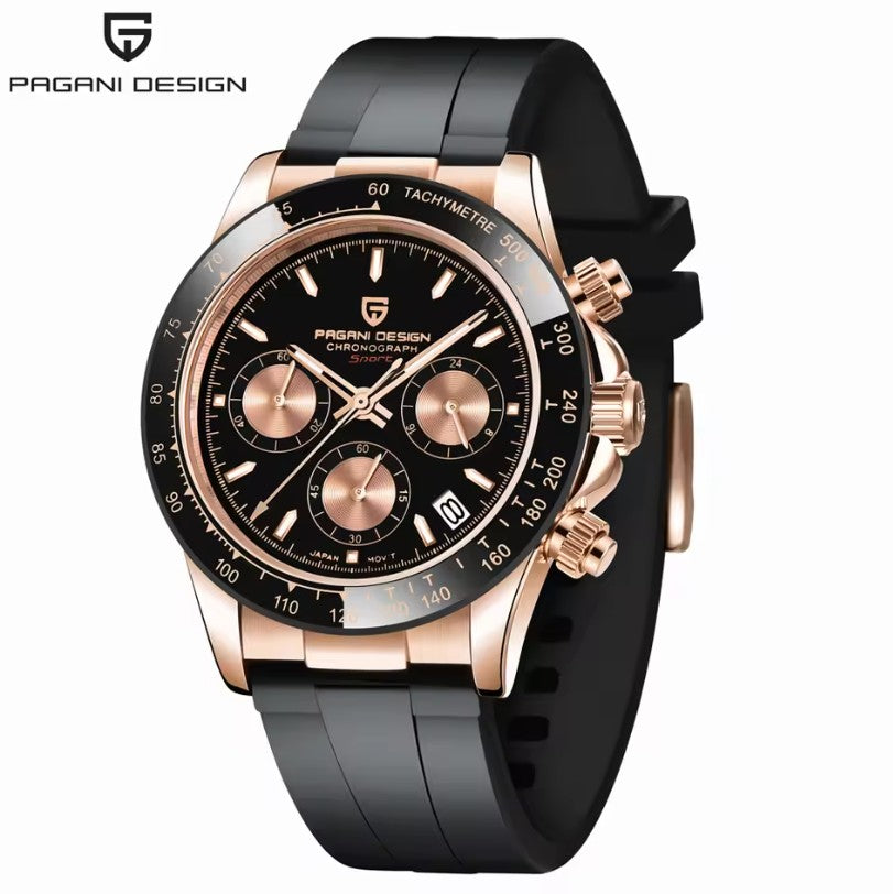 Reloj PAGANI DESIGN Daytona Black Rose (PD1664) Original