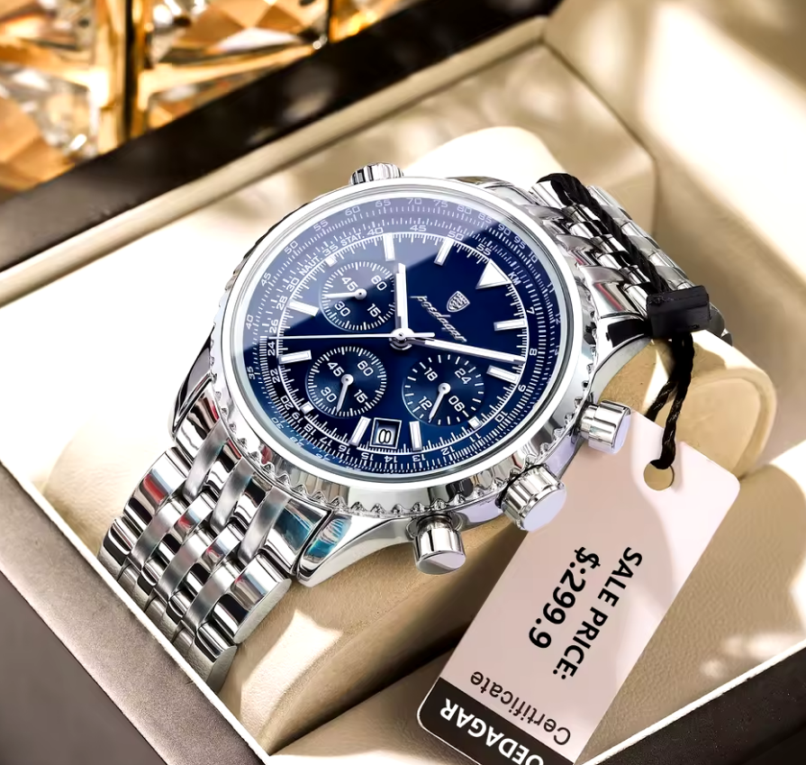 Reloj POEDAGAR Business Design Blue